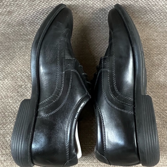 NUNN BUSH Men’s Black Wingtip Lace Up Leather Dress Shoes sz 9.5M LIKE NEW - Picture 14 of 16